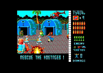 Operation Wolf (UK) (1988) (Trainer) screen shot game playing